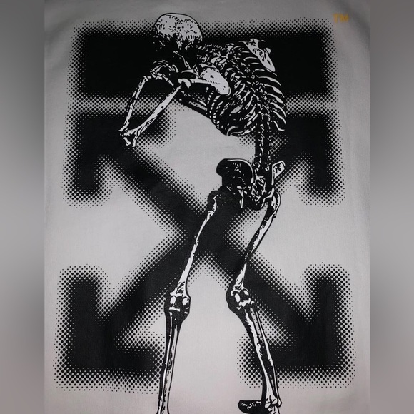 OFF WHITE UNDERCOVER SKELETON RVRS HOODIE WHITE - Picture 4 of 14